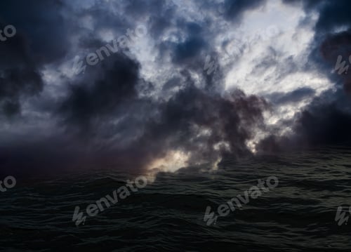 Preview: Cloud storm sky dark rain lightning thunder