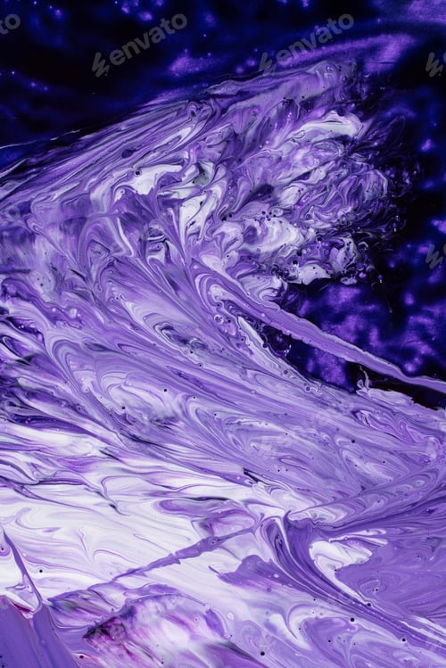 Preview: Abstract flow of liquid paints in mix