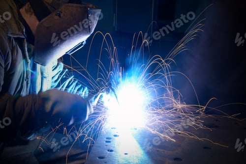 Preview: Welder working at the factory