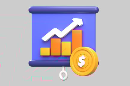 Preview: Growth chart with coin