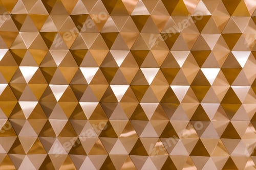 Preview: 3D geometric texture in copper