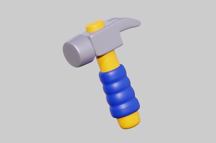 Preview: Colorful cartoon hammer