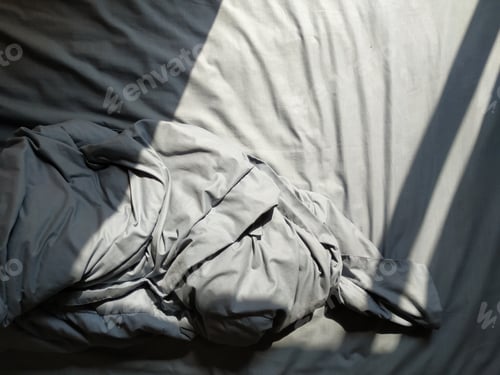 Preview: messy blanket on the morning