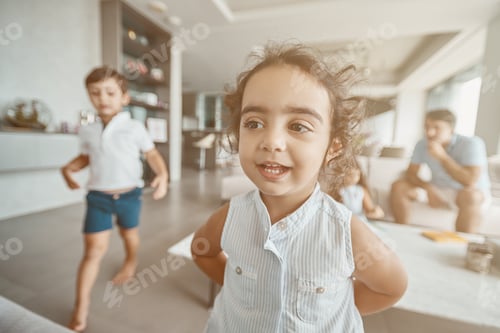 Preview: Kids Having Fun Indoors on a Sunny Day