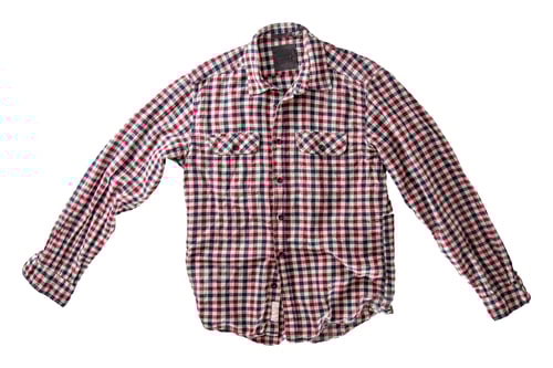 Preview: Plaid Button Up Shirt with Long Sleeves