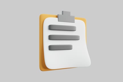 Preview: Clipboard with paper and checklist