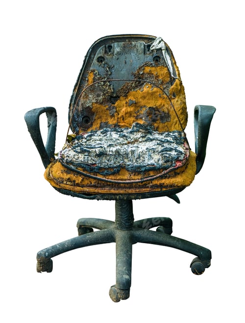 Preview: Grungy Damaged Office Chair