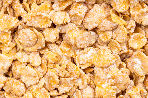 Preview: background - raw sugar coated cornflakes