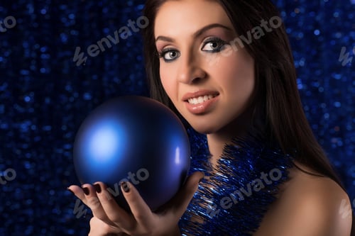 Preview: Charming young positive Caucasian girl