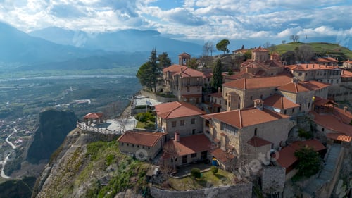 Preview: Meteora is a rocky region with monasteries near the Greek city of Kalambaka - Greece