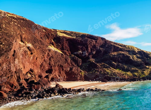 Preview: Landscape of Ovahe on Easter Island, Chile