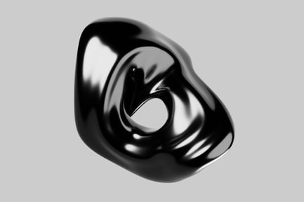 Abstract metallic object