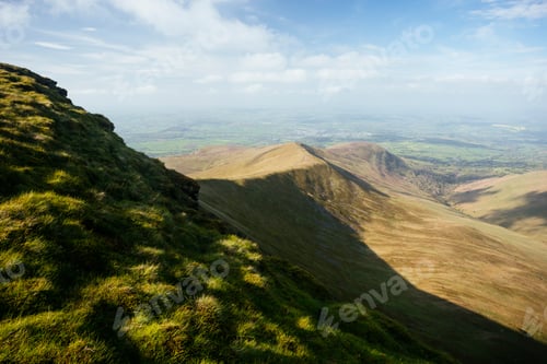Preview: View from Pen y Fan, Brecon Beacons, Powys, Wales, UK