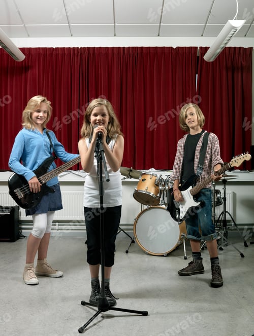 Preview: Three kids in a band