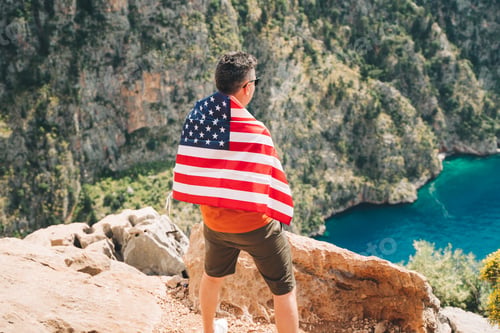 Preview: USA flag Fourth of July