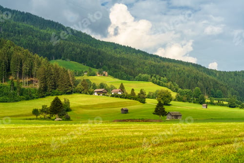 Preview: Cycleway of Pusteria valley at summer