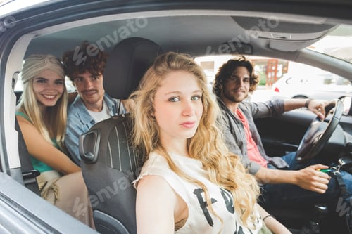 Preview: Friends enjoying a road trip together