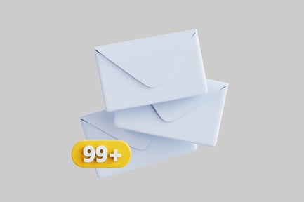 Preview: Stack of mail notification