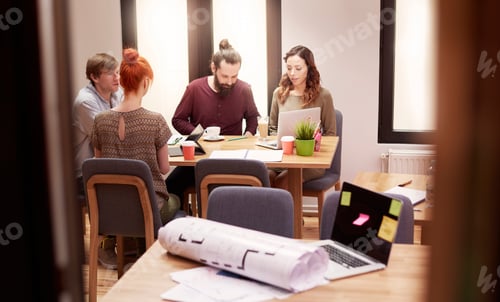Preview: Young people working at the office