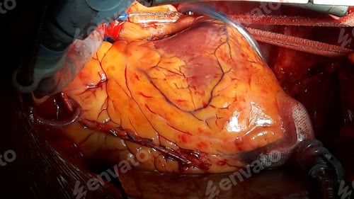 Preview: Cardiac surgery bypass in coronary artery surgery operation in the operating room