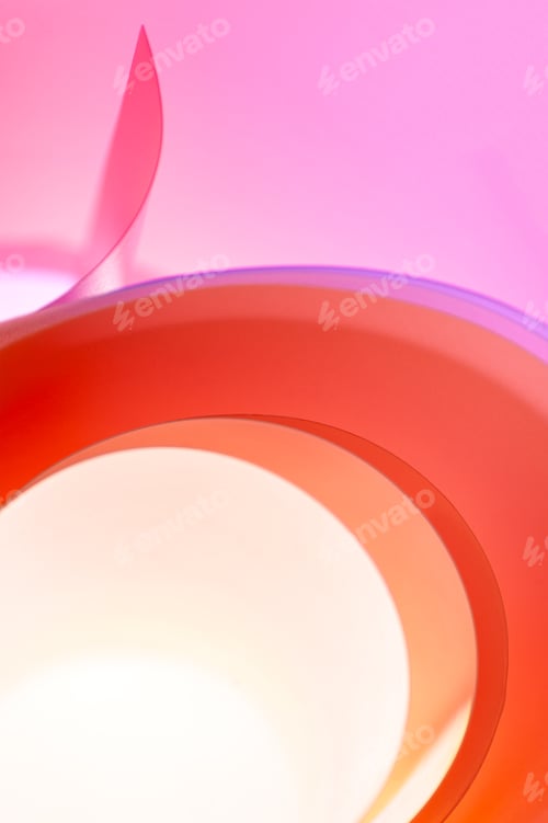 Vista previa: Foto abstracta: fondo de anillos multicolores con una gradie