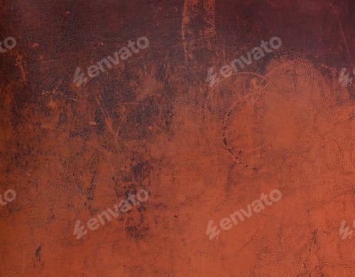 Preview: Grunge background of brown leather texture