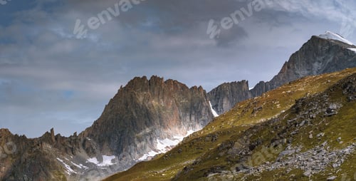 Preview: Summer Alps mountain (view from Grossglockner High Alpine Road)