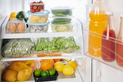 Preview: Full refrigerator after groceries delivery