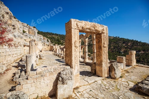 Preview: A view from the Ancient Alahan Monastery in Mut, Mersin, Turkey