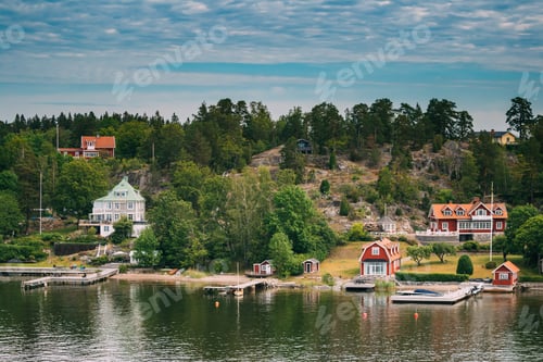 Preview: Sweden. Swedish Wooden Log Cabins Houses