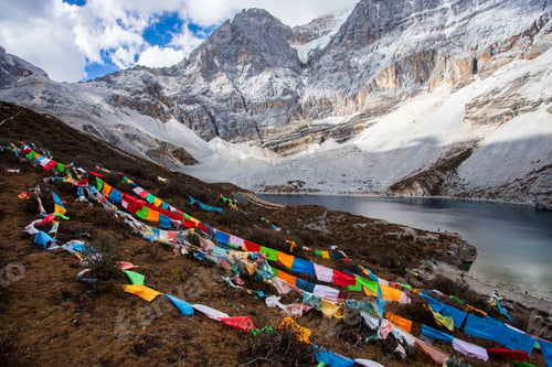 Preview: Five Colors Lake at Doacheng Yading National park, Sichuan, China. Last Shangri-la
