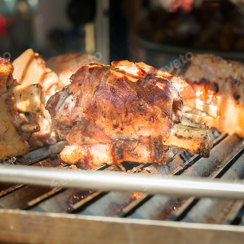 Preview: Grilled pork knuckle.