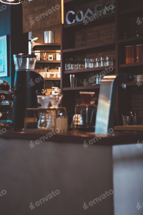 Preview: Modern cafe interior