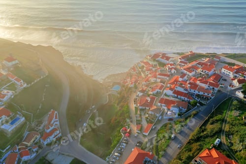 Preview: Top view of a residential area