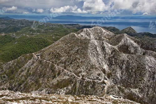 Preview: Scenic view from the Biokovo mountain in Croatia
