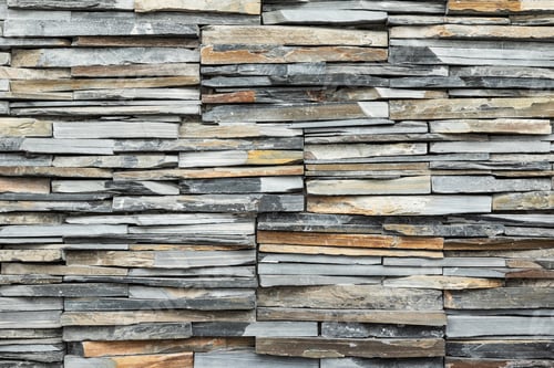 Preview: Closeup shot of stockpile of rough dry wooden planks.