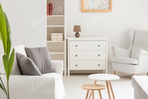 Preview: White cozy room