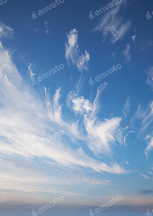 Preview: Clouds. a photo of natural summer clouds.