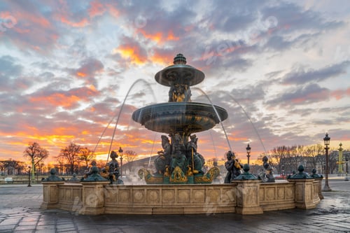 Preview: Fontaine Place de la Concorde in Paris France
