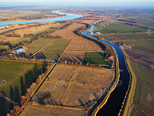 Preview: Aerial view of a river