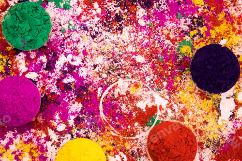 Preview: Various gulal (abir) used in holi celebration