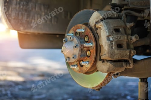 Preview: Remove the wheel to repair brake system.