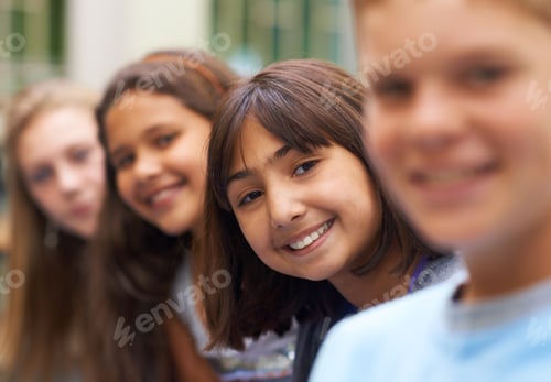 Preview: Smiling with her friends