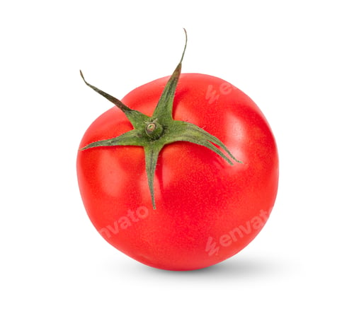 Preview: tomato isolated on white background