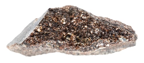 Preview: raw phlogopite mineral isolated on white