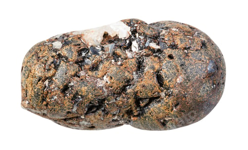Preview: polished Sphalerite (zinc blende) rock isolated