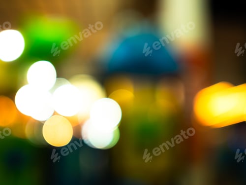 Preview: Bokeh background light sparkle blur abstract