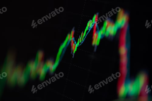 Preview: Close-up LED charts and summary info for making stock trading graph