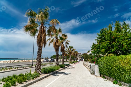 Preview: Town Novalja, Pag island, Adriatic archipelago of Croatia.