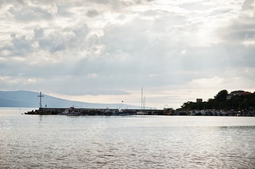 Preview: Sunrise on the coast of Nessebar, Bulgaria.